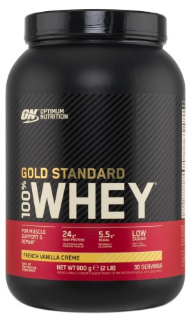 Miniatyrbild Optimum Nutrition 100% Whey Gold Standard, French Vanilla, 900 g