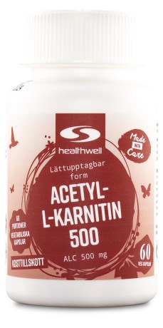 Healthwell Acetyl-L-karnitin, Viktminskning - Healthwell