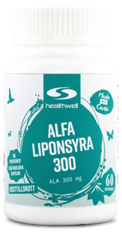 Healthwell Alfa Liponsyra 300, Viktminskning - Healthwell