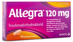 Allegra filmdragerad tablett 120 mg