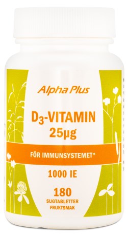 Alpha Plus D3-Vitamin 25 mcg - Alpha Plus