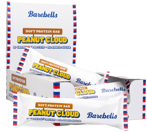Miniatyrbild Barebells Soft Protein Bar, Peanut Cloud, 12-pack