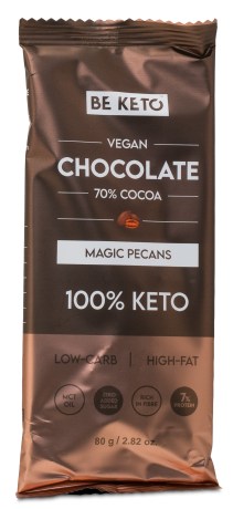 Miniatyrbild BeKeto KETO Chocolate, Magic Pecans, 80 g