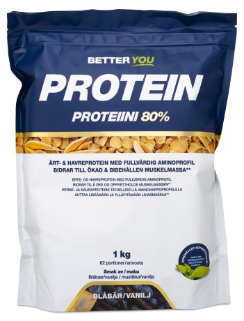 Miniatyrbild Better You �rt & Havreprotein, Bl�b�r/vanilj, 1 kg