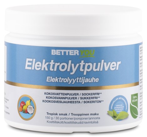 Miniatyrbild Better You Elektrolytpulver, Tropisk, 150 g