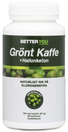 Miniatyrbild Better You Gr�nt Kaffe + Hallonketon, 120 kaps