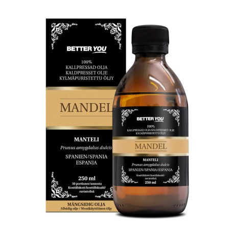 Miniatyrbild Better You Kallpressad Mandelolja, 250 ml