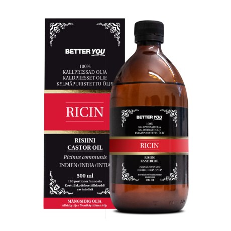 Miniatyrbild Better You Kallpressad Ricinolja, 500 ml
