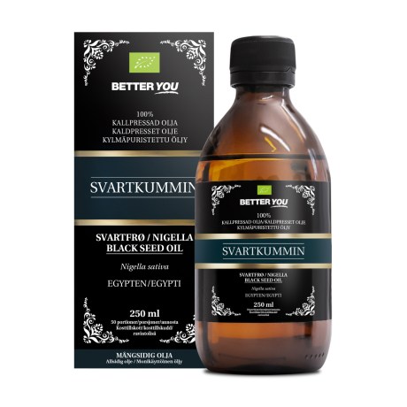 Miniatyrbild Better You Kallpressad Svartkumminolja EKO, 250 ml