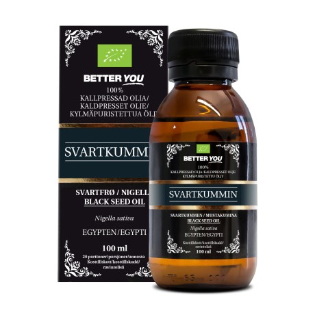 Miniatyrbild Better You Kallpressad Svartkumminolja EKO, 100 ml