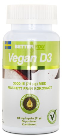 Better You Vegan D3 3000IE + MCT-fett - Better You
