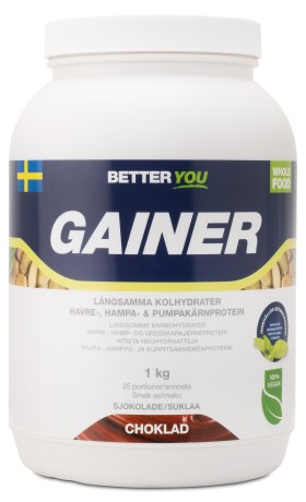 Miniatyrbild Better You Vegetarisk Gainer, Choklad, 1 kg