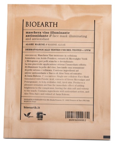 Bioearth Sheetmask Illuminating and Antioxidant - Bioearth