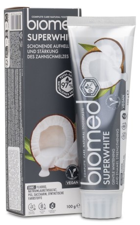 Miniatyrbild Biomed Tandkrm Superwhite, 100 g