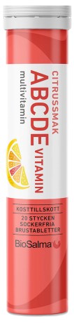 Miniatyrbild BioSalma ABCDE-vitamin, Citrus, 20 brustabl