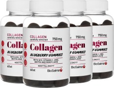 Miniatyrbild BioSalma Collagen Gummies, Blueberry, 240 Gummies