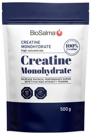 Miniatyrbild BioSalma Creatine Monohydrate 100%, Naturell, 500 g