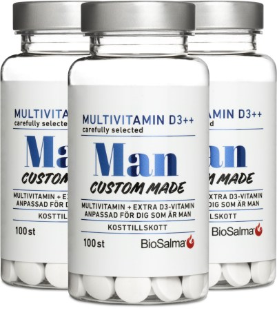 Miniatyrbild BioSalma Multivitamin Man D3-vitamin++, 300 tabl