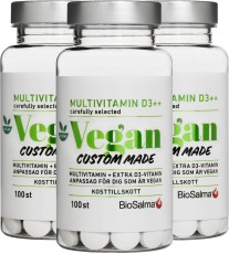 Miniatyrbild BioSalma Multivitamin Vegan D3-vitamin ++, 300 tabl