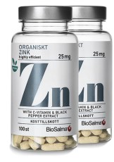 Miniatyrbild BioSalma Organiskt Zink 25mg, 200 tabl