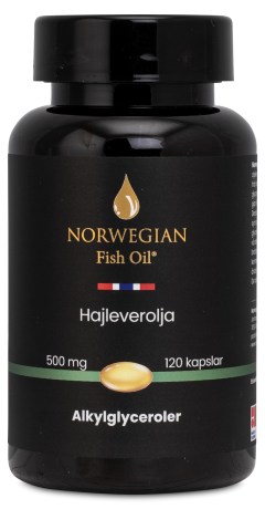 Miniatyrbild Biosan Hajleverolja NFO, 120 kaps