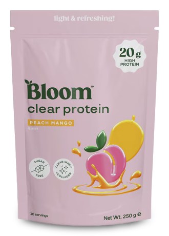 Miniatyrbild BLOOM Clear Protein Collagen, Peach Mango, 250 g
