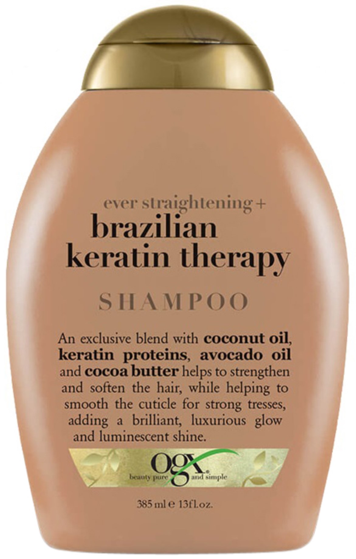 Handla OGX Brazilian Keratin Smooth Shampoo hos Svensk Hälsokost. Fri