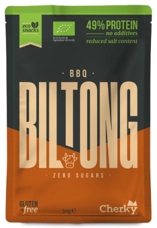 Miniatyrbild Cherky Foods Biltong Cuts Eco, BBQ, 30 g