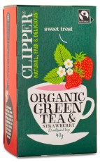 Clipper Green Tea Strawberry EKO