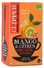 Miniatyrbild Clipper Tea Mango & Citrus Infusion, 20 psar