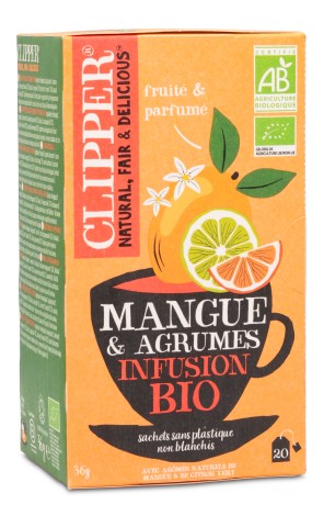 Miniatyrbild Clipper Tea Mango & Citrus Infusion, 20 p�sar