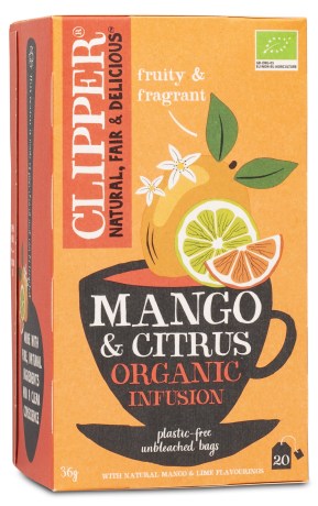 Miniatyrbild Clipper Tea Mango & Citrus Infusion, 20 p�sar