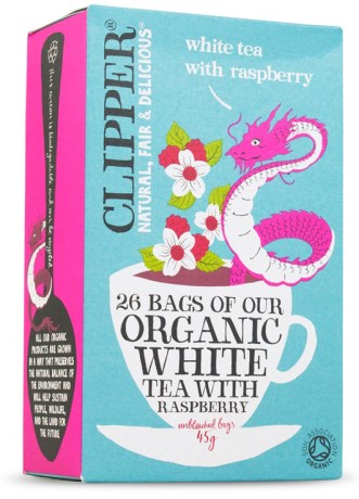 Clipper White Tea Raspberry, Livsmedel - Clipper