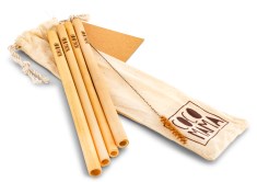Coco Mama Bamboo Straws Set