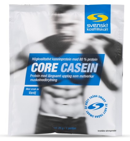 Miniatyrbild Core Casein Portionsp�se, Vanilj, 25 g