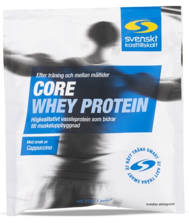 Miniatyrbild Core Whey Protein Portionsp�se, Cappuccino, 33 g