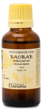 Miniatyrbild Crearome Baobabolja EKO, 30 ml