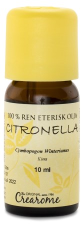 Crearome Eterisk Citronella, Naturliga Oljor - Crearome