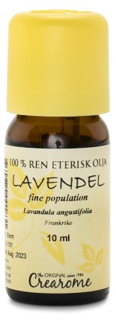 Crearome Eterisk Lavendelolja Fine, Naturliga Oljor - Crearome
