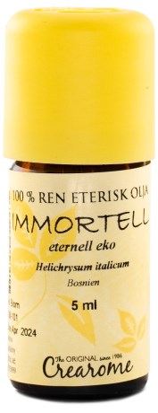 Crearome Eterisk Olja Immortell Curryeternell Eko, Naturliga Oljor - Crearome