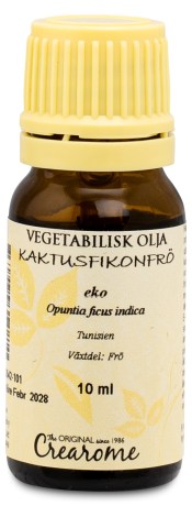 Miniatyrbild Crearome Kallpressad Kaktusfikonfr� Olja Eko, 10 ml