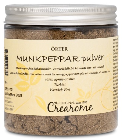 Miniatyrbild Crearome Munkpeppar Pulver, 100 g