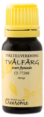 Miniatyrbild Crearome Tv�lf�rg Flytande, 10 ml, Svart