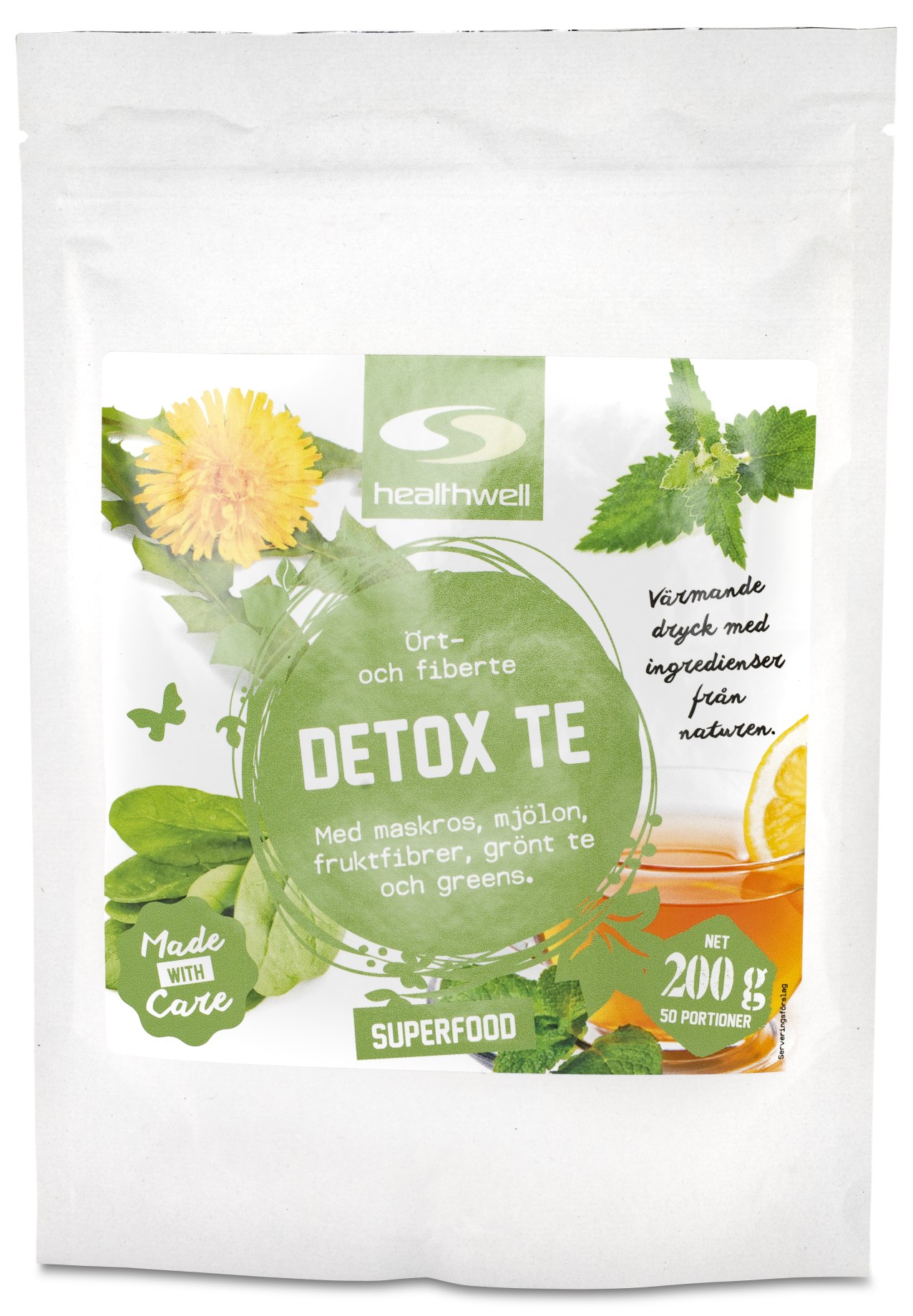 Handla Detox Te hos Svensk Hälsokost. Fri frakt!