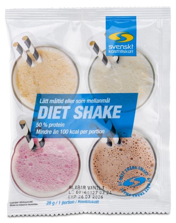 Miniatyrbild Diet Shake Portionsp�se, Bl�b�r & vanilj, 28 g