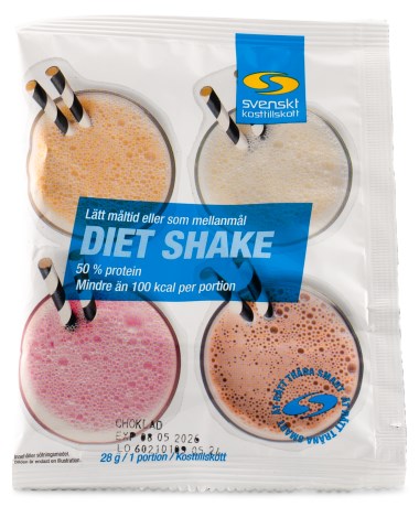 Miniatyrbild Diet Shake Portionsp�se, Choklad, 28 g