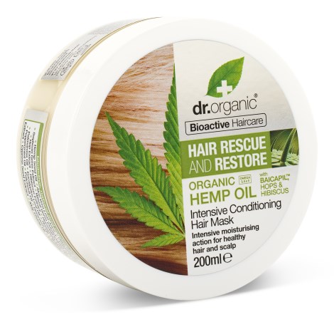 Miniatyrbild Dr Organic Hampaolja Hrinpackning, 200 ml