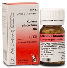 Dr. Reckeweg Cellsalt nr 4 Kalium chloratum D6