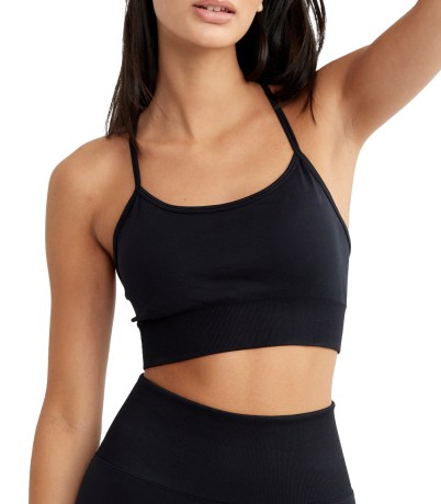 Miniatyrbild Drop Of Mindfulness Signature Seamless Bra, S, Black