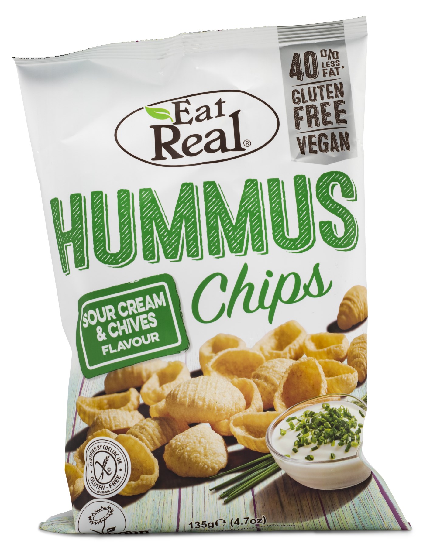 Hummuschips från Eat Real | Veganska & glutenfria | Svensk Hälsokost